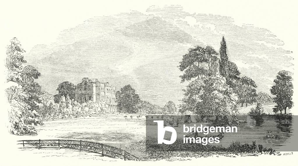 Ardington House, the seat of the late Robert Vernon (engraving)