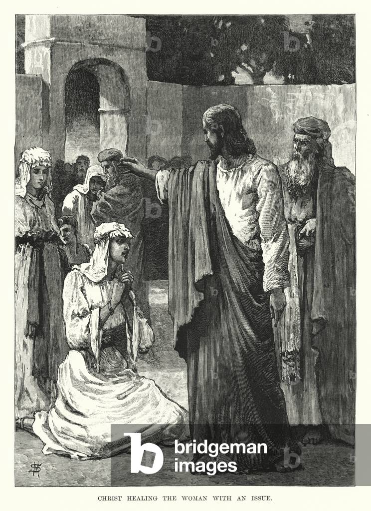 Christ healing the Woman with an Issue (engraving)