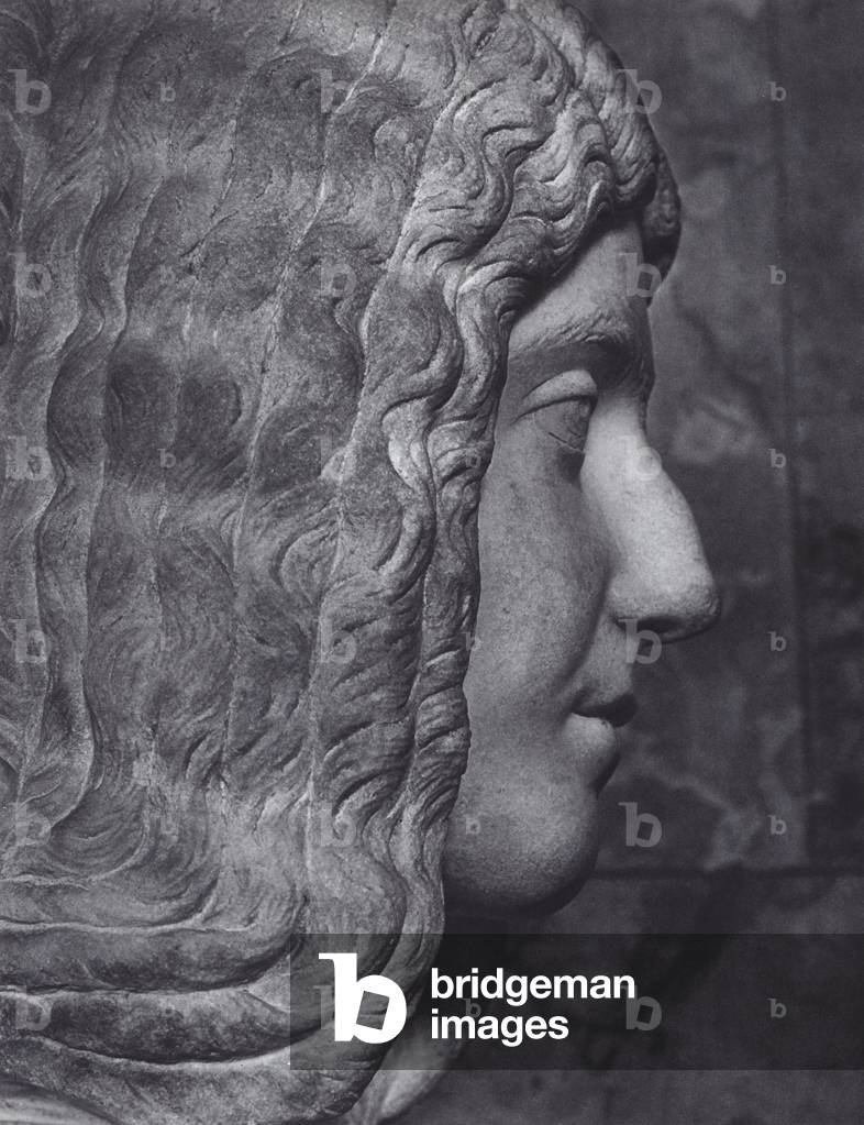 Roman Portraits: Julia Domna, Wife of Septimius Severus (b/w photo)