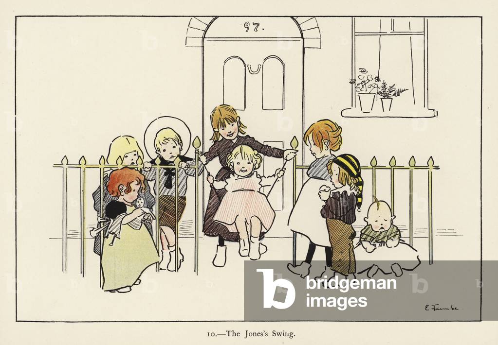The Jones's Swing (colour litho)