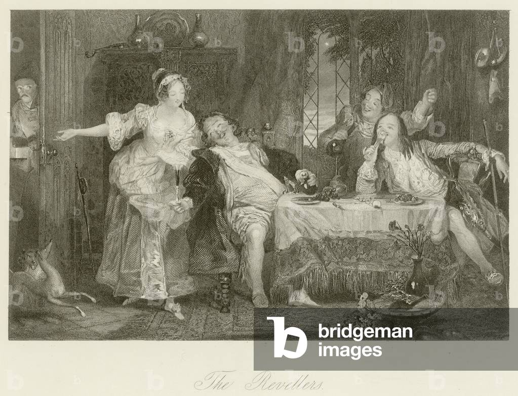 The revellers (engraving)