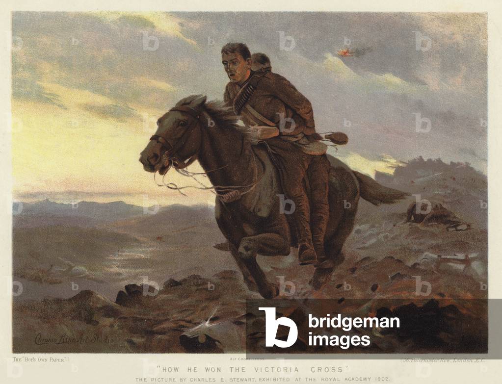 How He Won the Victoria Cross (colour litho)