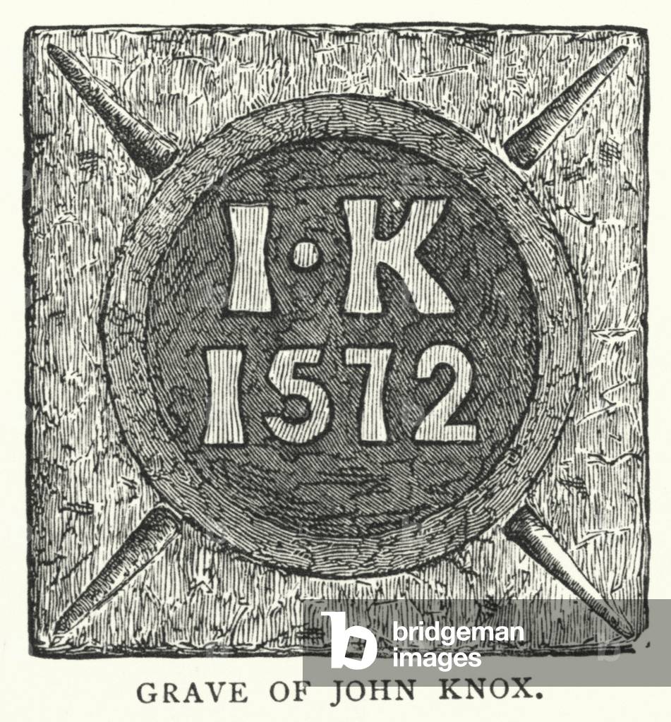 Grave of John Knox (engraving)