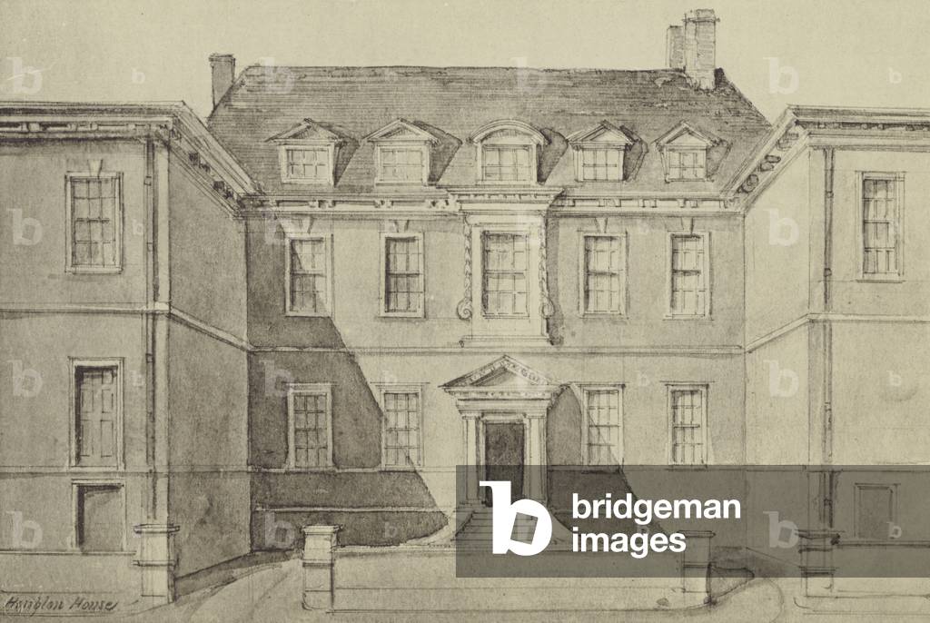 Sir John Houblons House (litho)