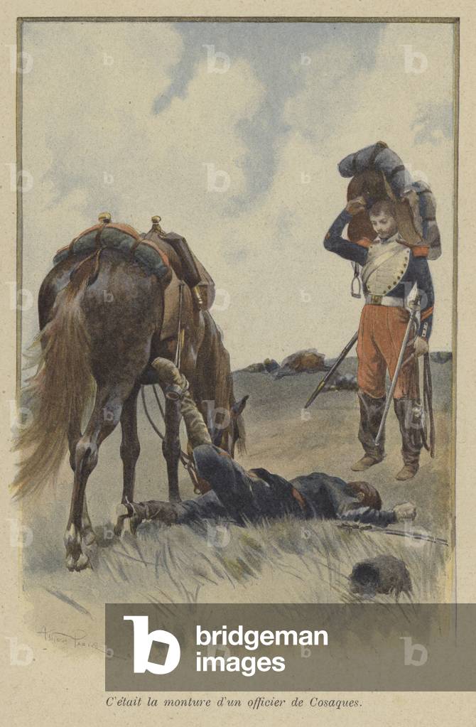 It was the mount of a Cossack officer (colour litho)