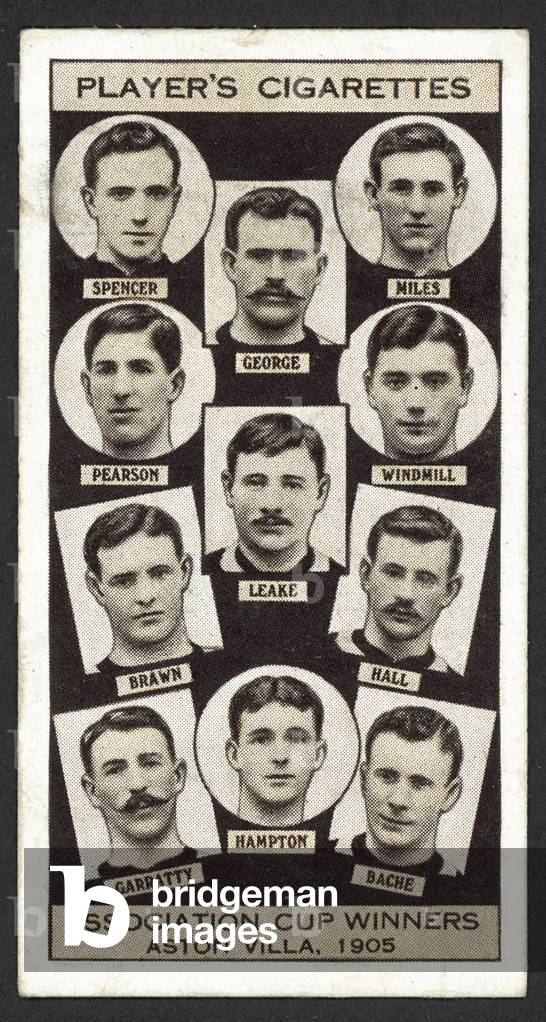 Association Cup Winners, Aston Villa, 1905 (litho)