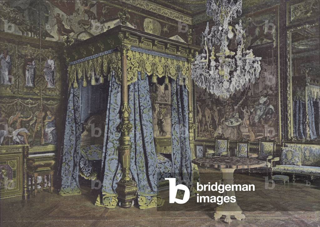 Chambre d'Anne d'Autriche (coloured photo)
