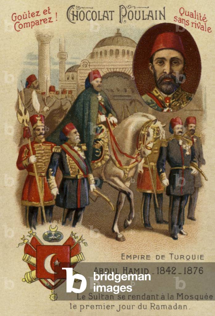 Abdul Hamid II, Sultan of the Ottoman Empire (chromolitho)