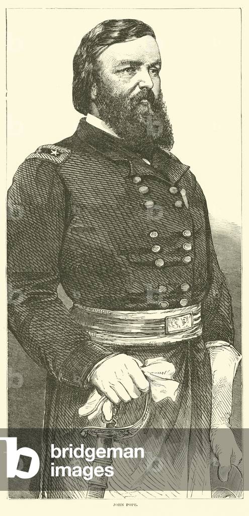 John Pope, July 1862 (engraving)