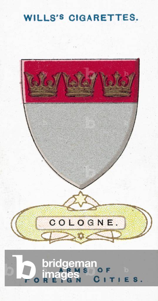Arms of Cologne (chromolitho)