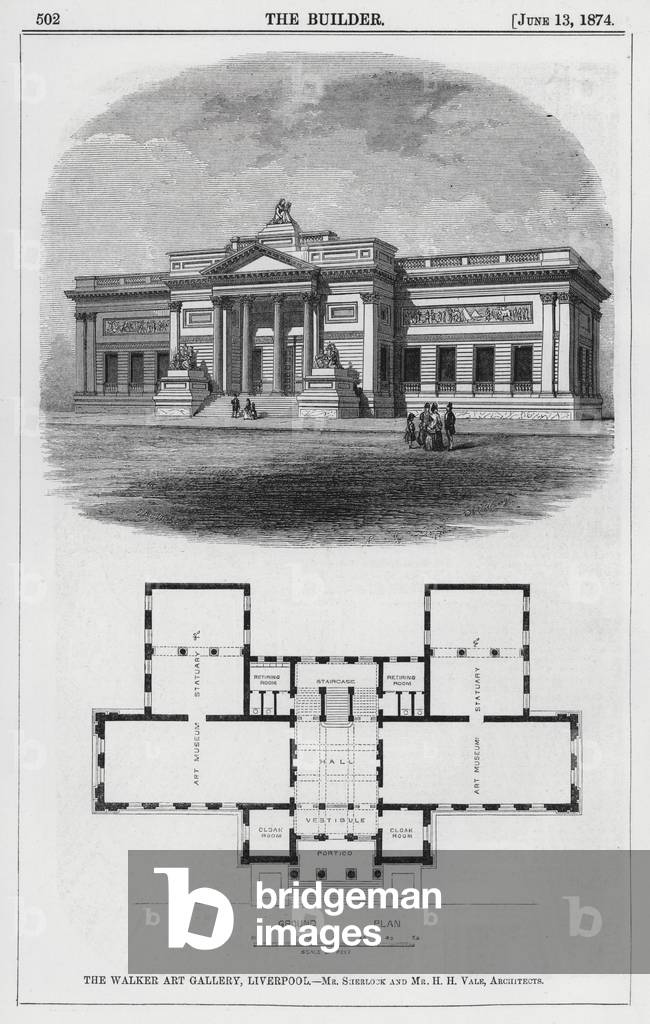 The Walker Art Gallery, Liverpool (engraving)