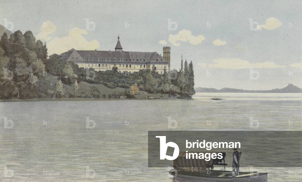 Saint-Pierre-de-Curtille, Abbaye de Hautecombe et Lac du Bourget (colour photo)