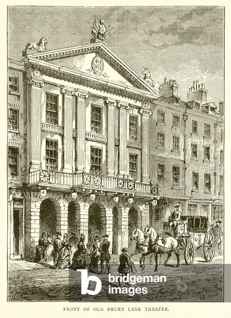 Front of Old Drury Lane Theatre (engraving)