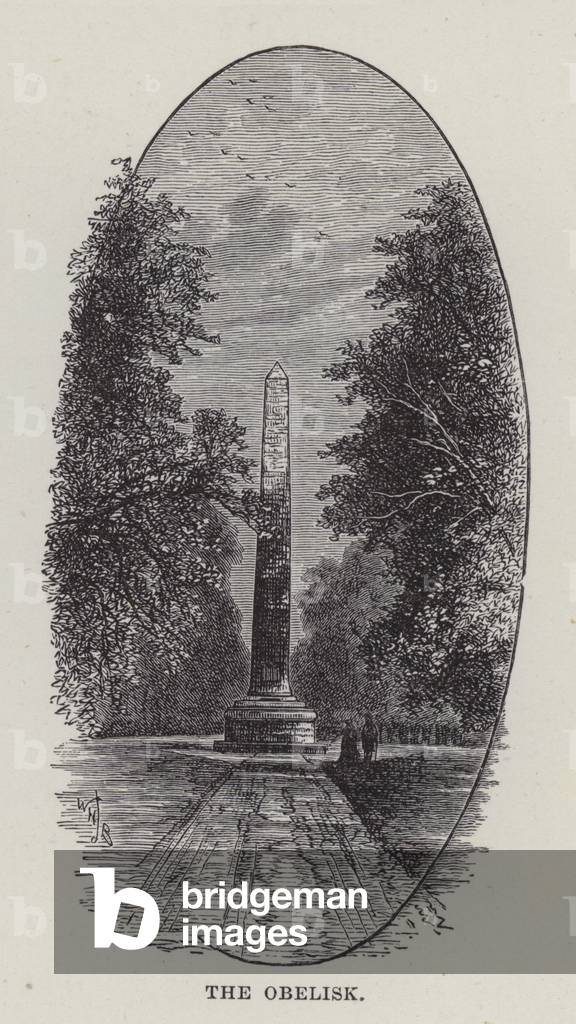 Castle Howard, The Obelisk (litho)