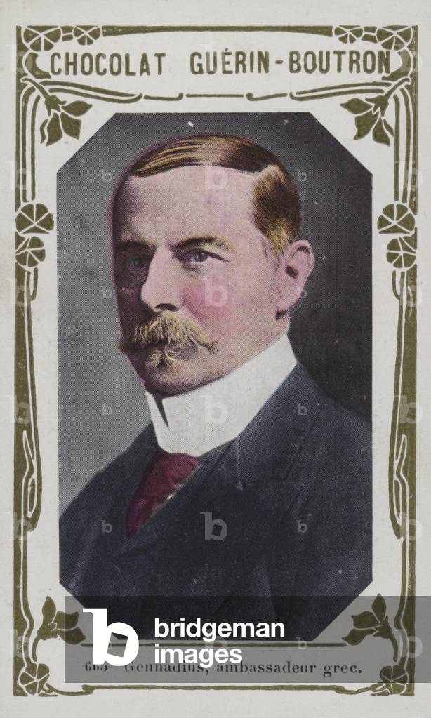 Gennadius, ambassadeur grec (coloured photo)