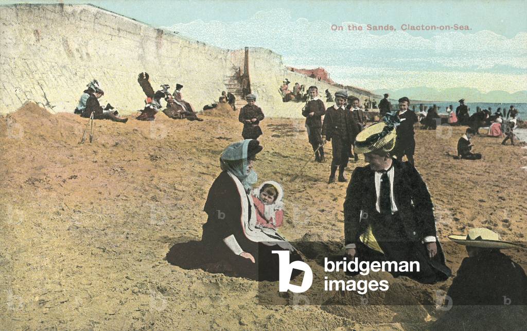 On the Sands, Clacton-On-Sea (colour photo)