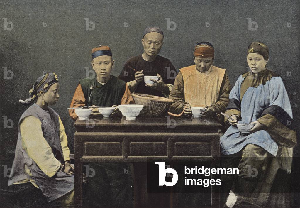 Repas En Famille (colour photo)