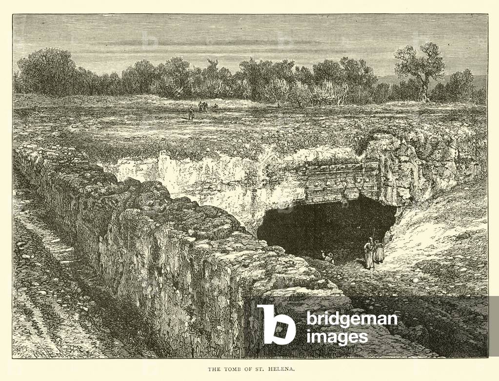 The Tomb of St Helena (engraving)
