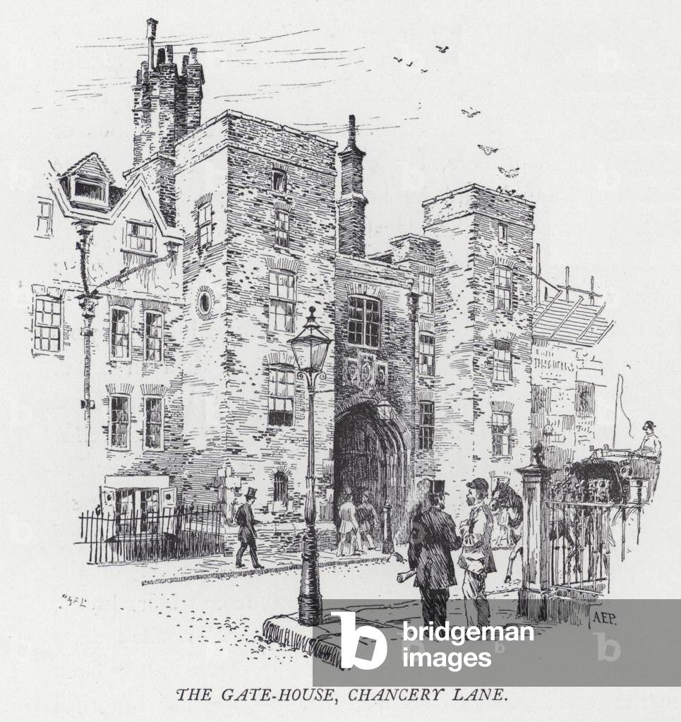 The Gate-House, Chancery Lane (engraving)