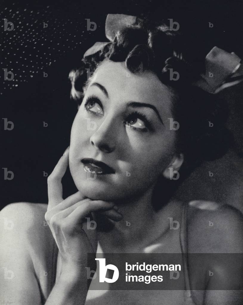 Russian Ballet: Irina Baronova in La Concurrence (b/w photo)