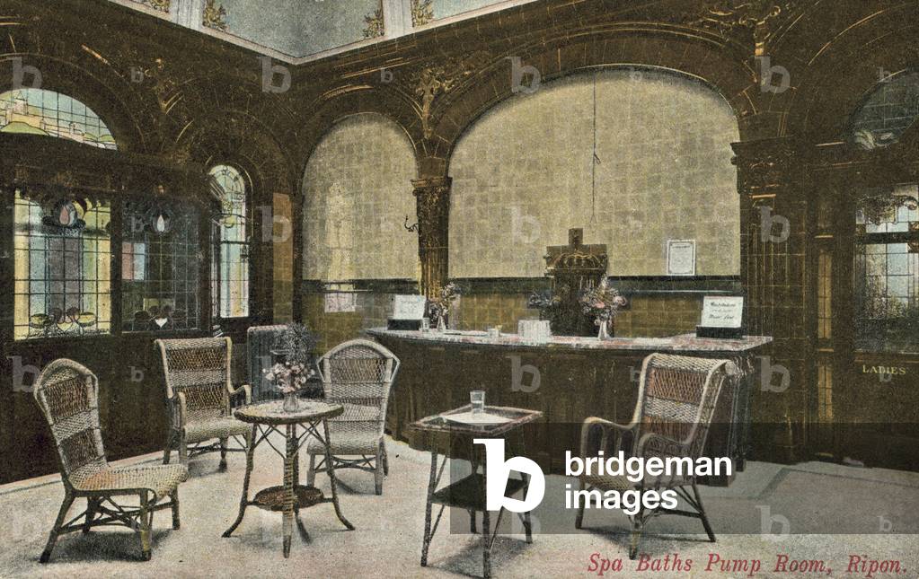 Spa Baths Pump Rooms, Ripon, Yorkshire (colour photo)