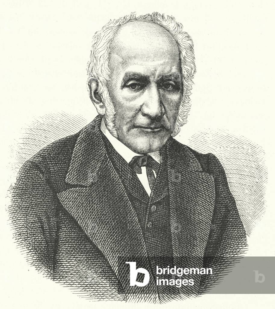 Alessandro Manzoni, Italian poet and novelist (engraving)