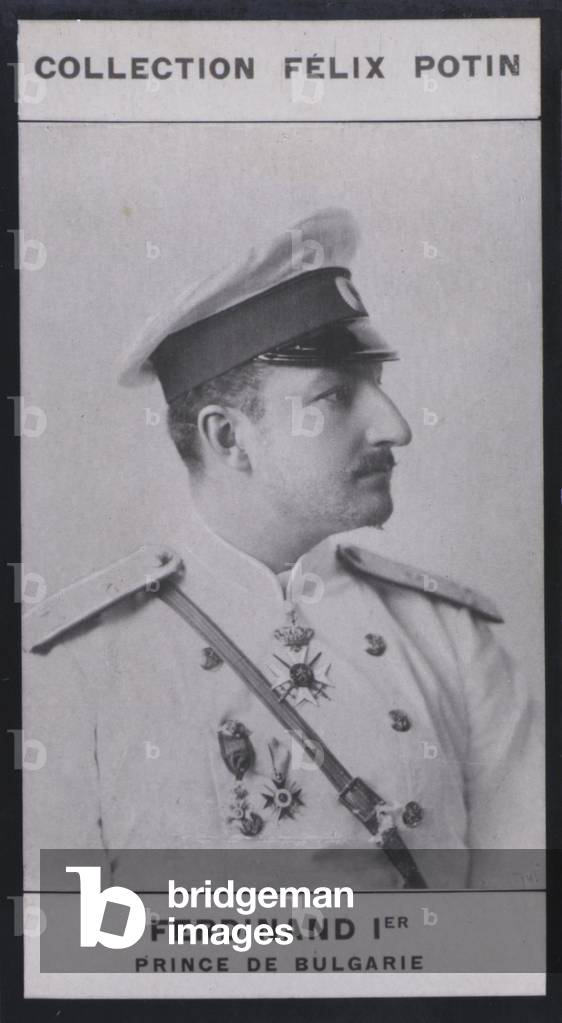 Ferdinand, Prince Elu De Bulgarie (1861) (b/w photo)