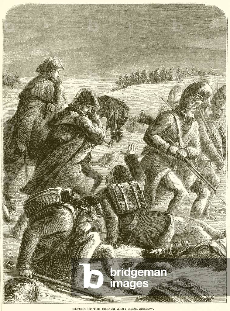 Return of the French Army from Moscow (engraving)