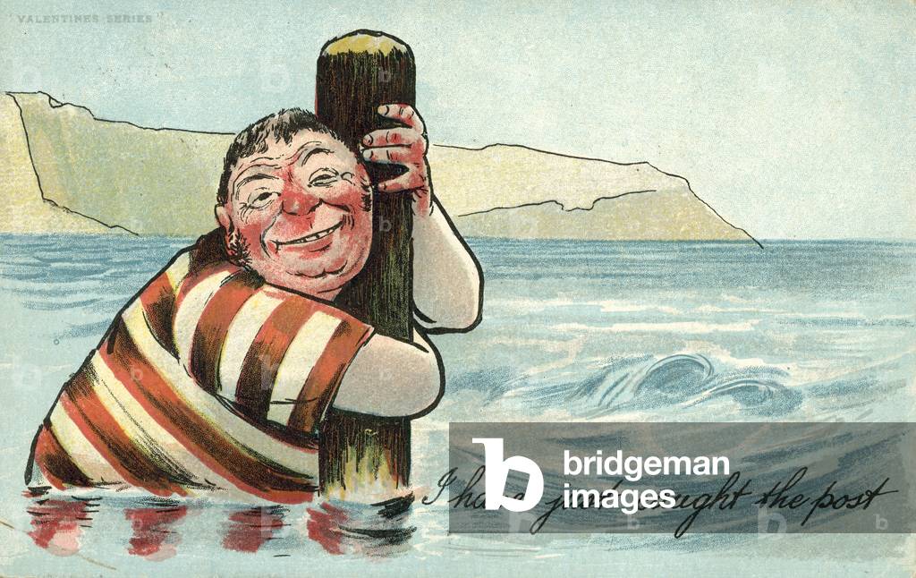 I Have Just Caught The Post (colour litho)