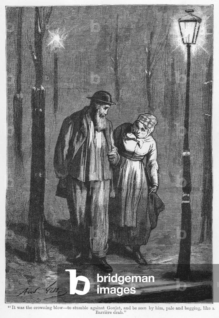 Illustration for The Assommoir, A Realistic Novel, by Emile Zola (engraving)