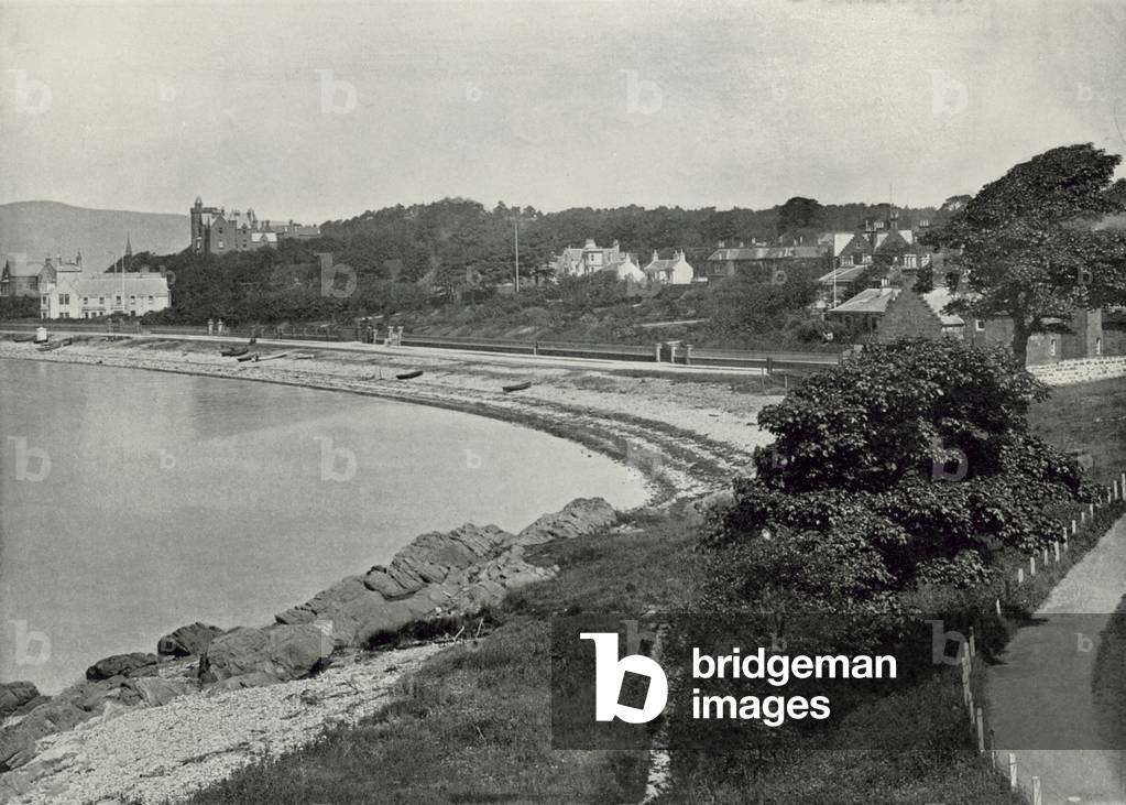Wemyss Bay, from the Railway (b/w photo)