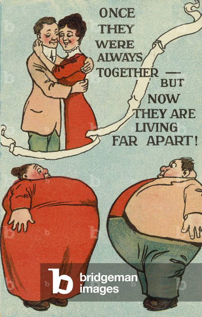 Living apart (colour litho)