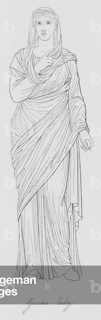 Grecian lady (engraving)