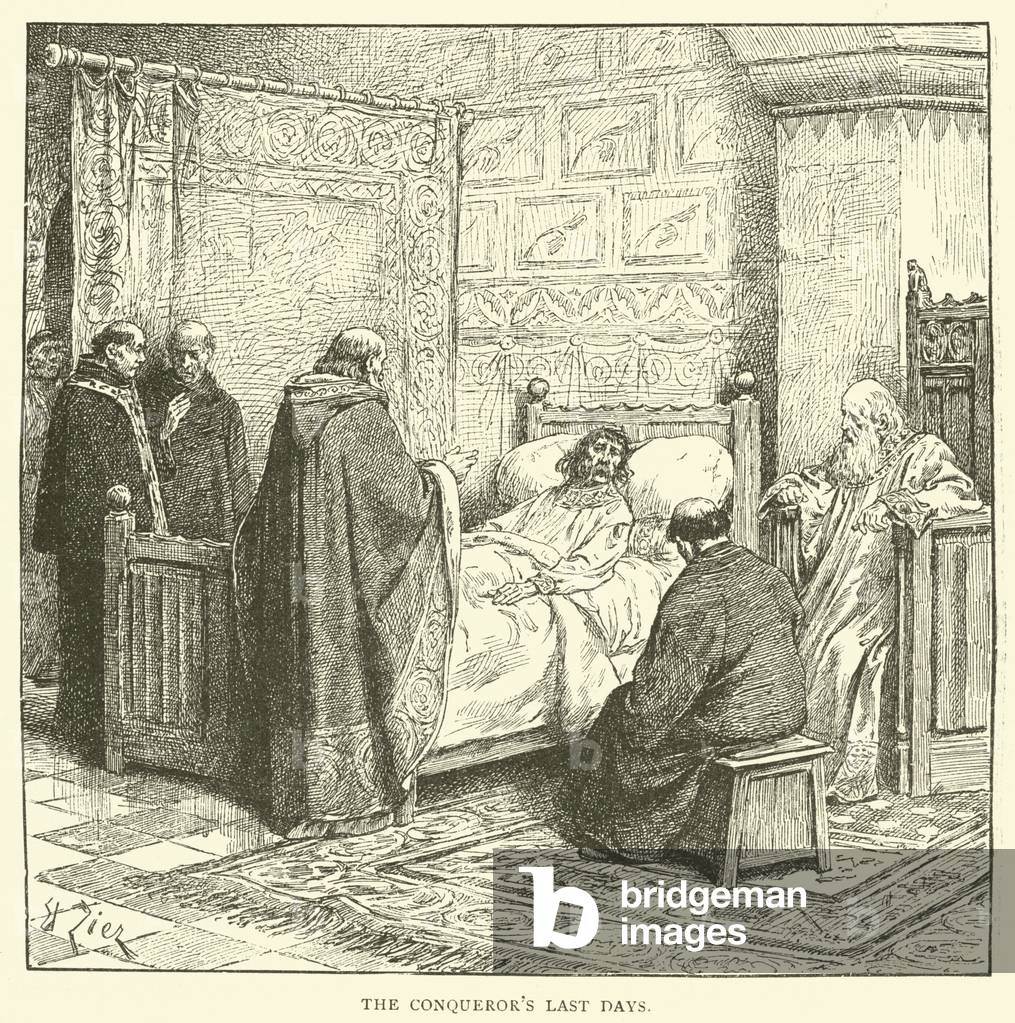 The Conqueror's last days (engraving)