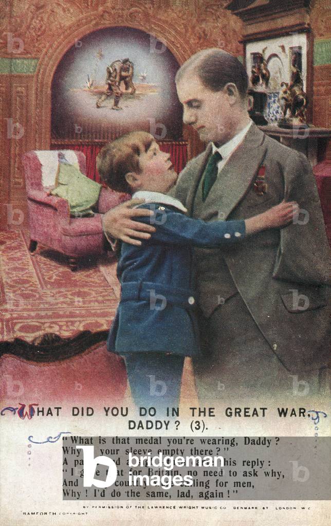 What did you do in the Great War, Daddy? (colour photo)