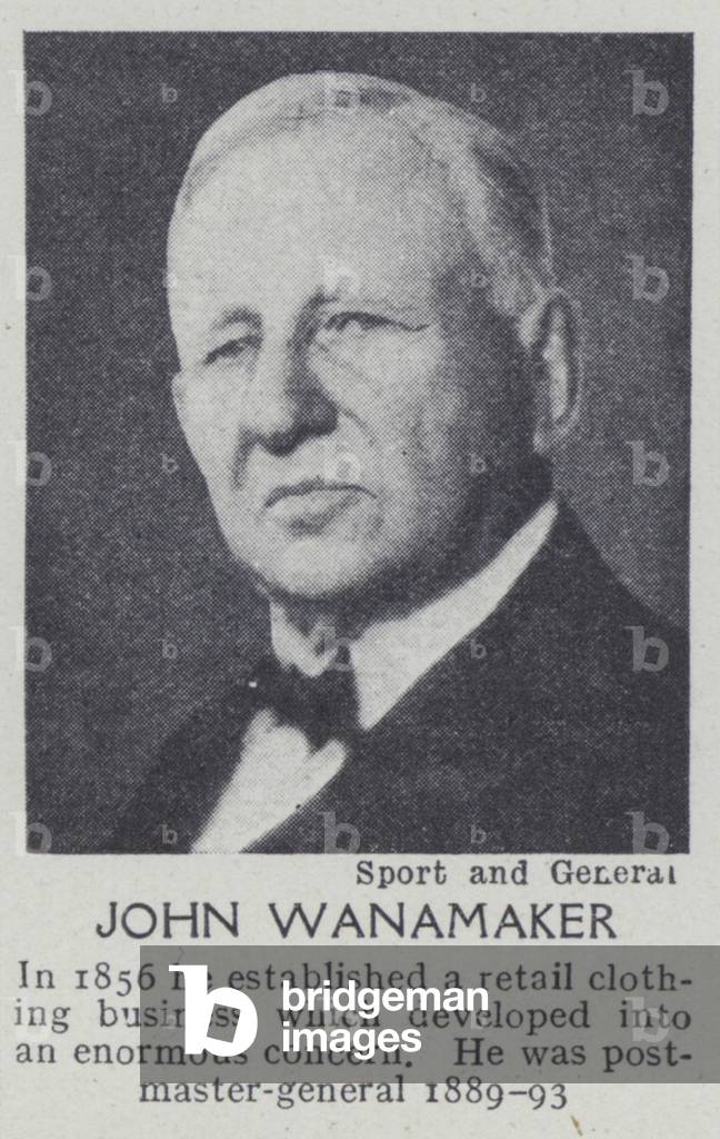 John Wanamaker (b/w photo)