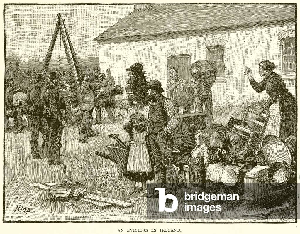 An Eviction in Ireland (engraving)