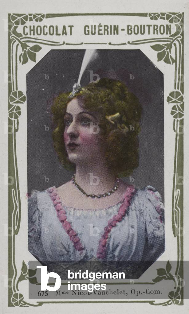Madame Nicot-Vauchelet, Opera-Comique (coloured photo)