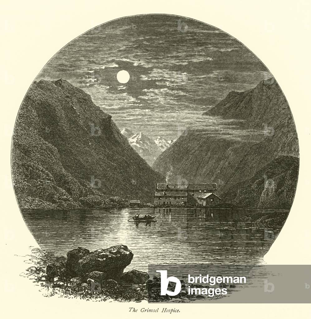 The Grimsel Hospice (engraving)
