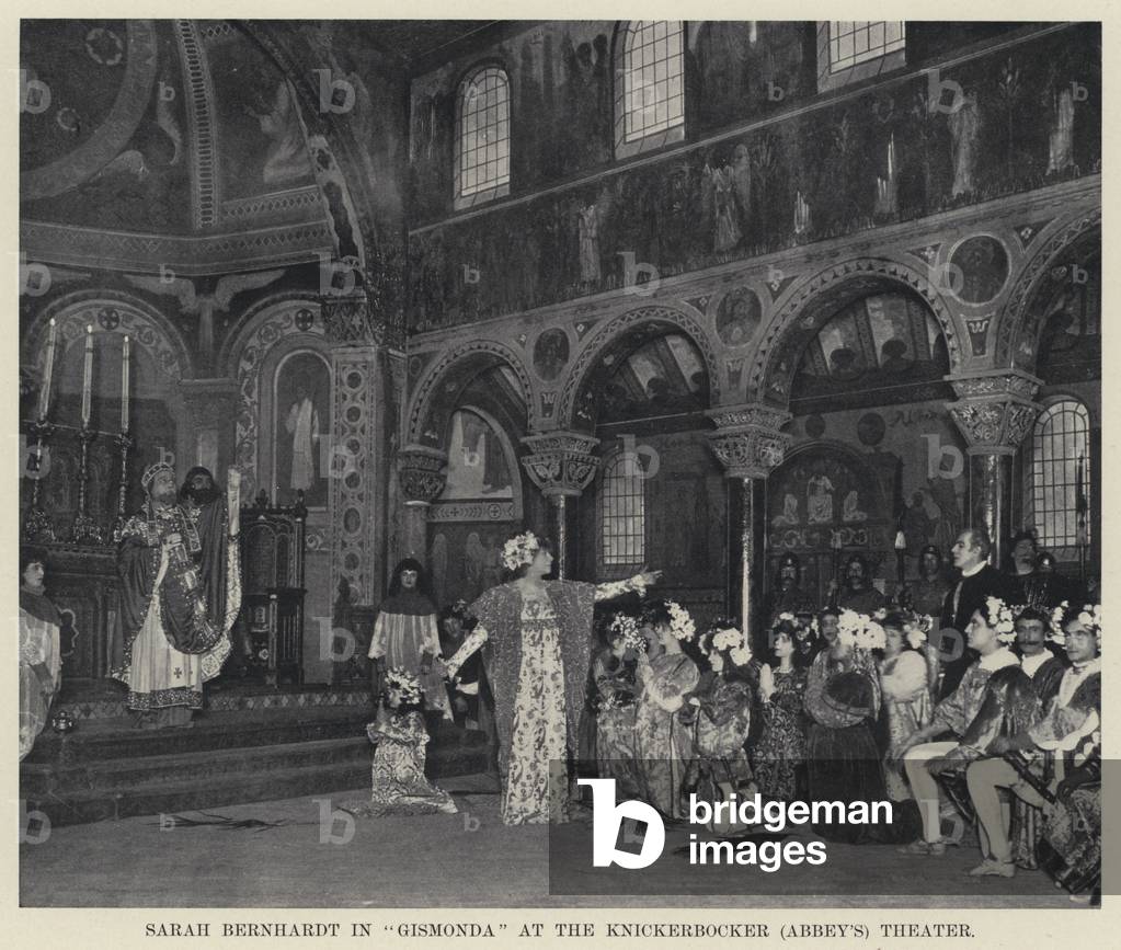 Sarah Bernhardt in 