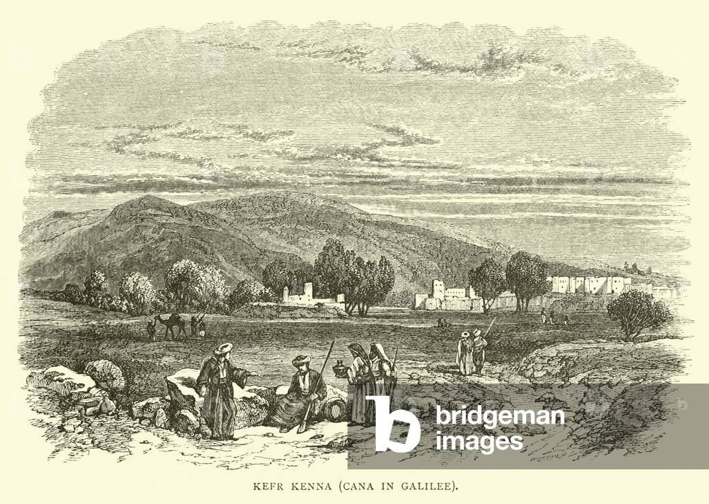 Kefr Kenna, Cana in Galilee (engraving)