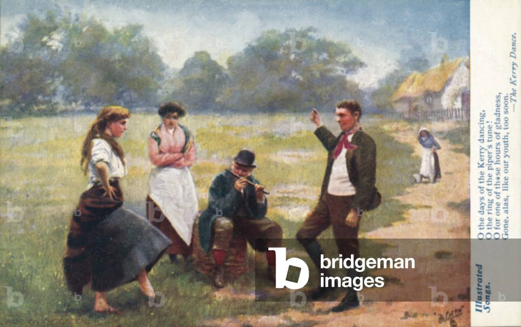 The Kerry Dance (colour litho)