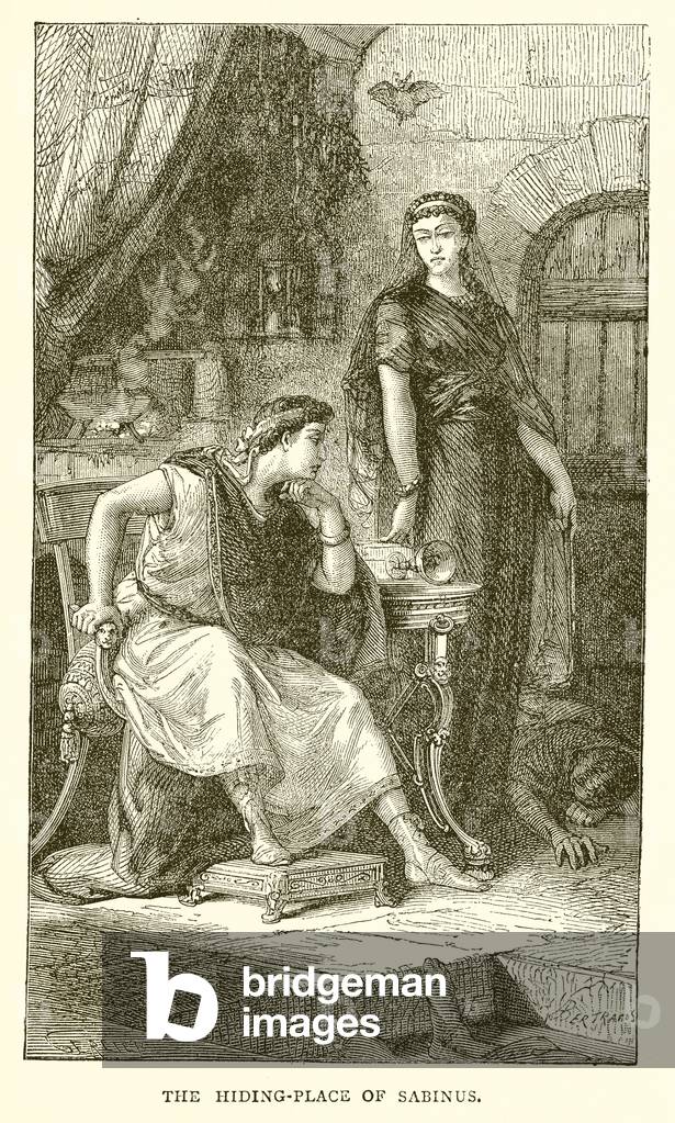 The Hiding-Place of Sabinus (engraving)
