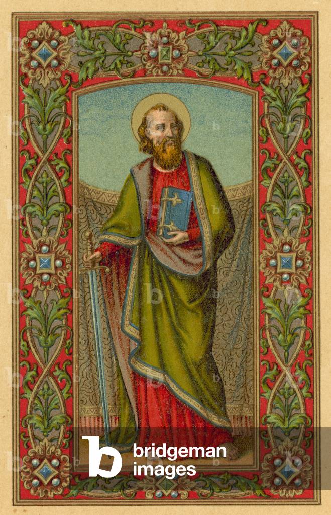 Stus Paulus Apostolus (colour litho)