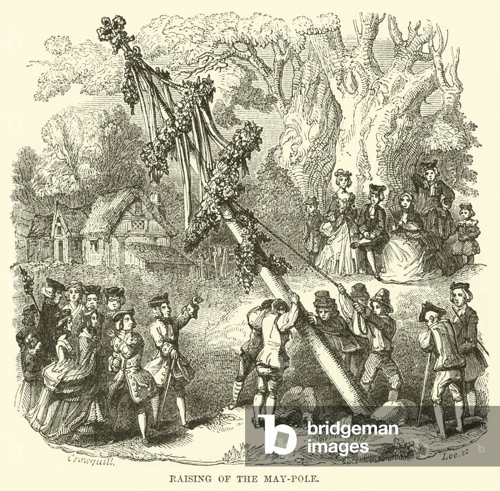 Raising of the May-Pole (engraving)