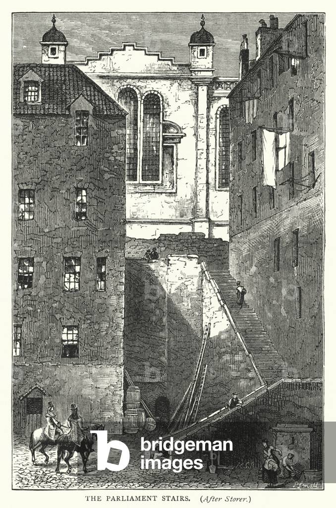 The Parliament Stairs (engraving)