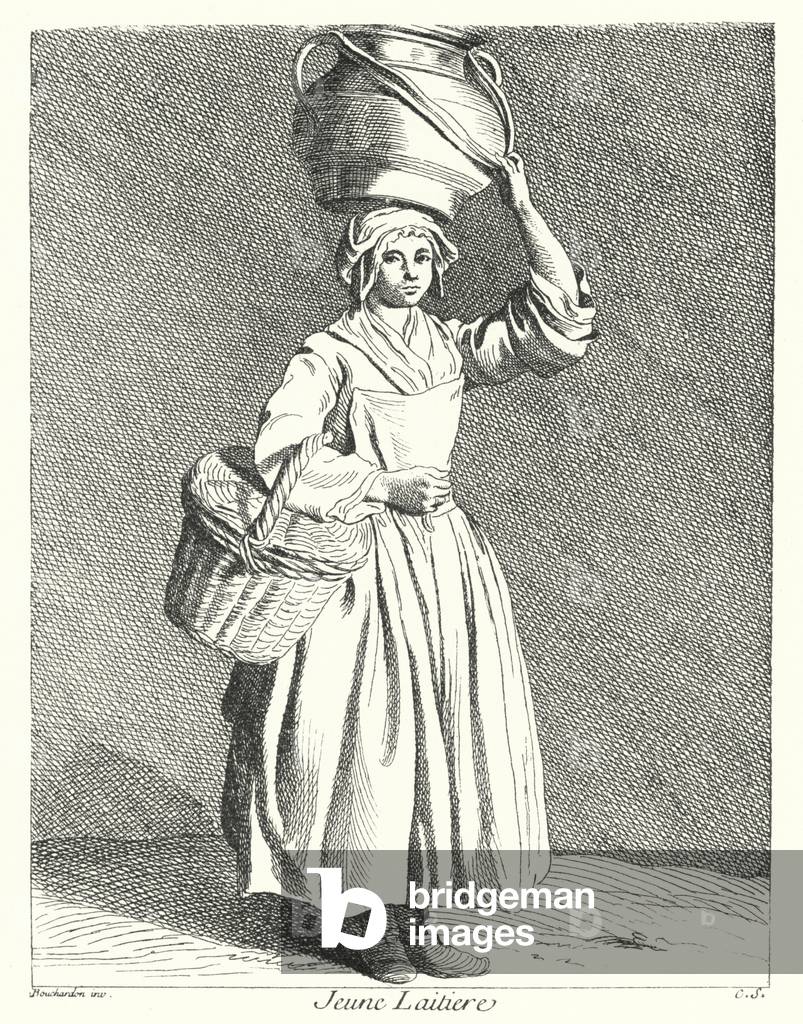 Young Milkmaid (engraving)