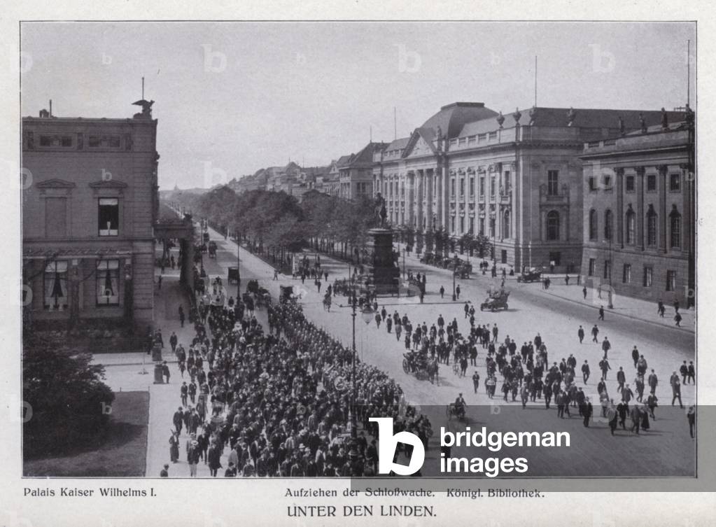 Berlin: Unter den Linden (b/w photo)