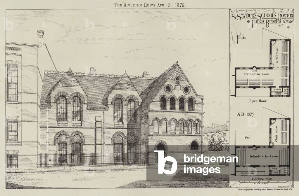 S Saviour's Schools, Hoxton (engraving)