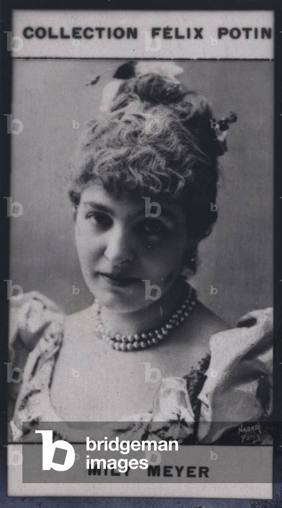 Madame Emilie Mily-Meyer (1860) (b/w photo)